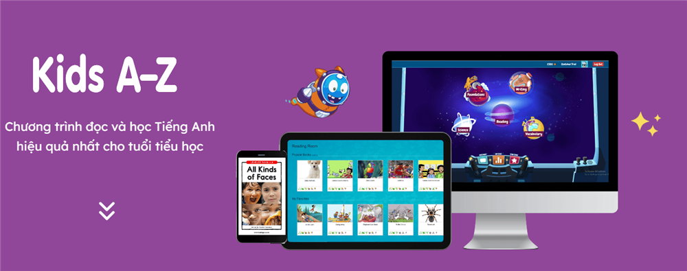 Kids A-Z – App dạy tiếng Anh cho bé